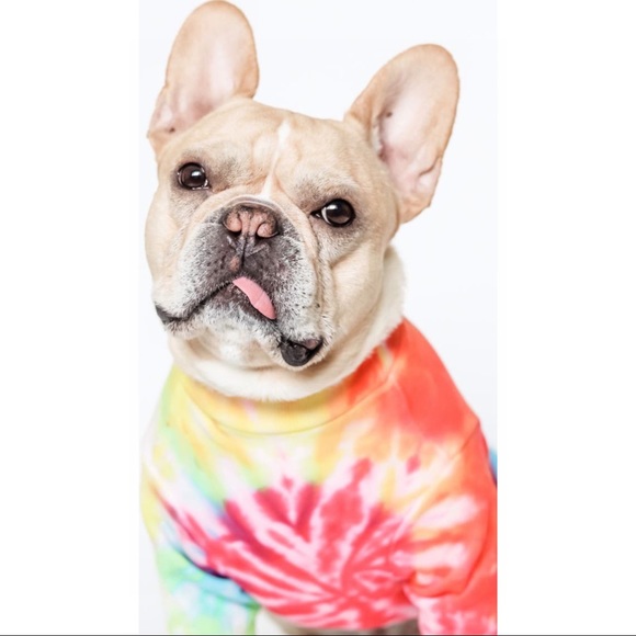 ✨🆕💖🐶LOVETHYBEAST TIE-DYE FULL BODY DOG TEE🐶💖 - Picture 1 of 6